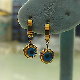Çelik Gold🧿 Nazarlık Küpe
