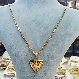 Çelik Gold Serenay Taşlı Kolye