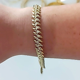 Xuping 14K Kemik Model Bileklik