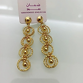 22K Altın Kaplama Toplu Küpe