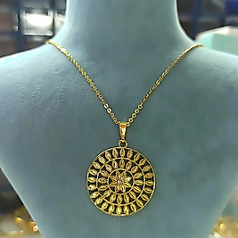 14K Xuping Çiçek Kolye
