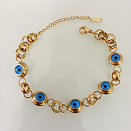 Çelik Gold Dana 🧿 Göz Bileklik