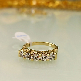 Xuping 14 K 5 taş Yüzük Numaralı