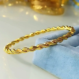 22K Altın Kaplama Adana Burma Bilezik