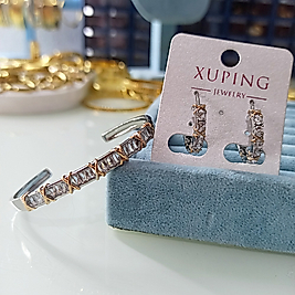 Xuping Gümüş Kaplama Oxxo 2 li Set