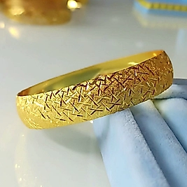 22K Altın Kaplama Cam Kırığı Bilezik