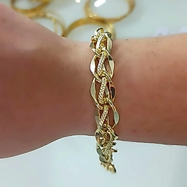 Xuping 14K Samanyolu Desenli Bileklik