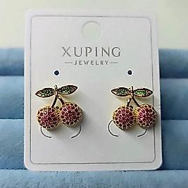 Xuping 14K Kiraz 🍒 Küpe