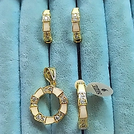 14K Yılan Marka 3 Lü Set