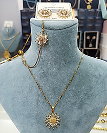 Çelik Gold 🌻 Ayçiçeği 3Lü Set