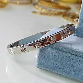 Çelik Cartier Silver Kelepçe