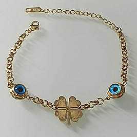 Çelik Nazarlık🧿☘️🧿Yonca Bileklik