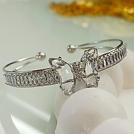 Çelik Gümüş Kaplama 🦋Bilezik