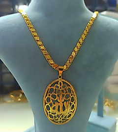 Arpa Zinciri Allah Kolye