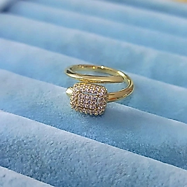 Xuping 14K Baget Taşlı Yüzük