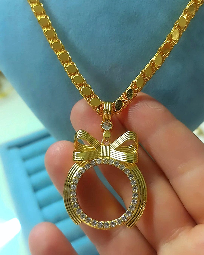 Altın Kaplama Arpa Kolye