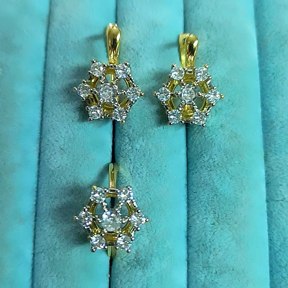 Brilant 14K Çiçek 2 Li Set