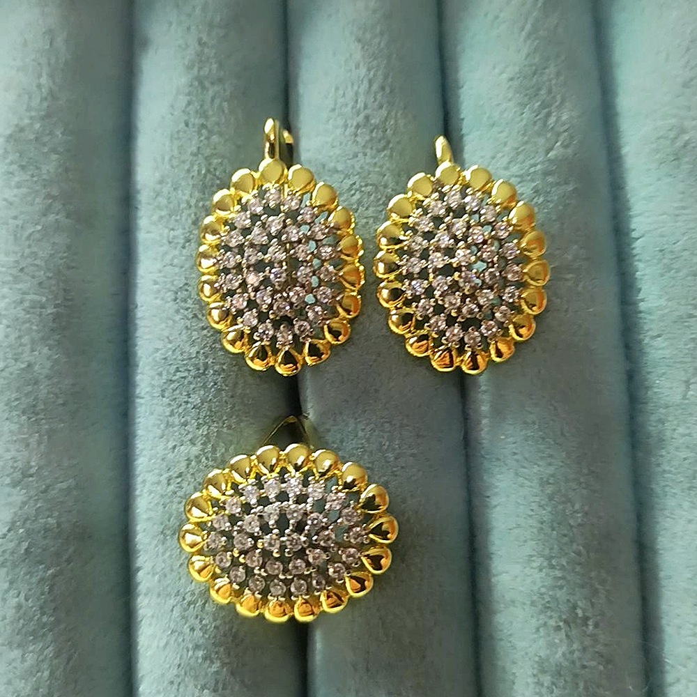 Oval Taşlı Brilant Set