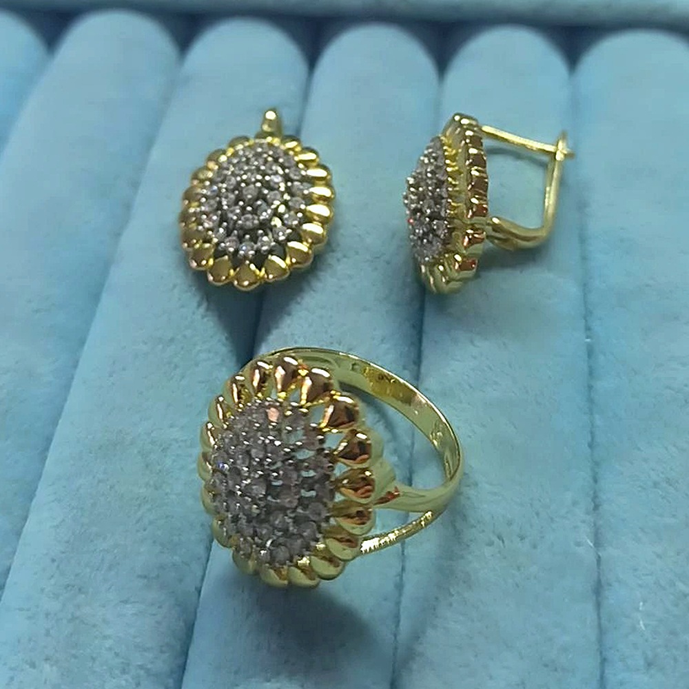 Oval Taşlı Brilant Set