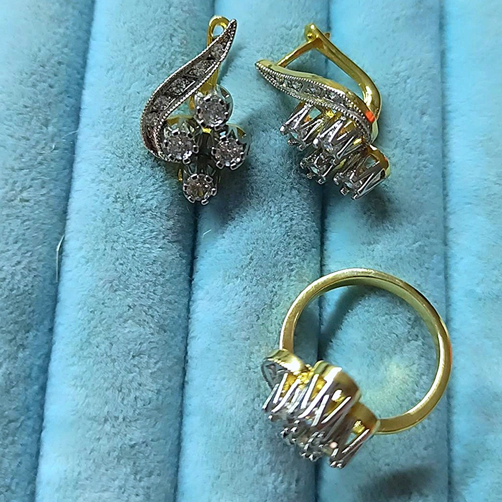 Brilant Yapraklı 2 Li Set