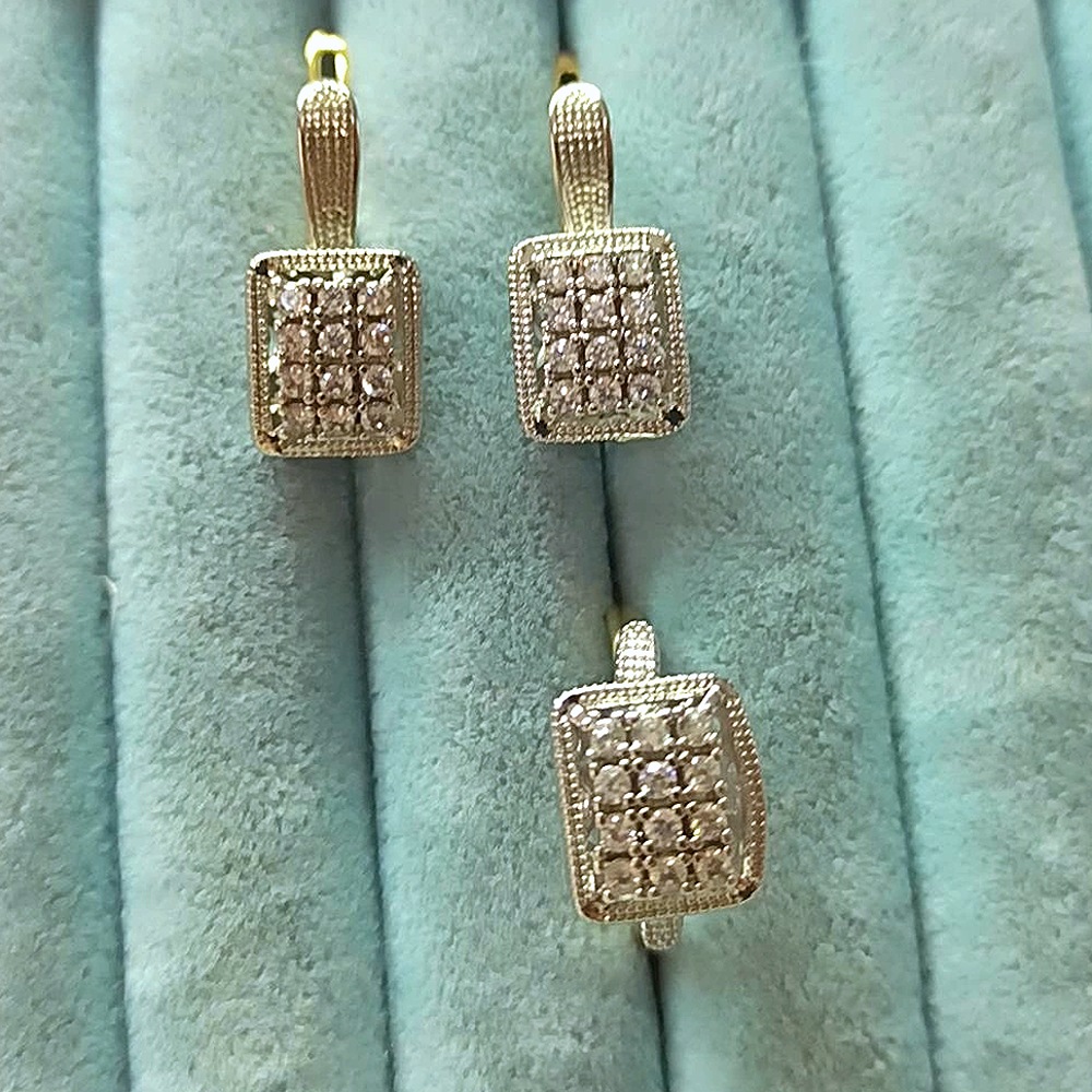 Brilant Baget Taşlı 2 Li Set