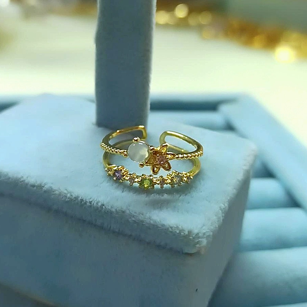 14K Pinterest Çift Yüzük