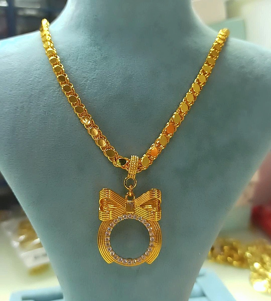 22K Fiyonk Arpa Çeyrek Ç.Kolye