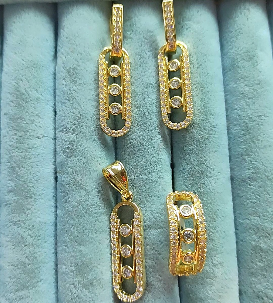 "Move" 14K 3 Lü Set