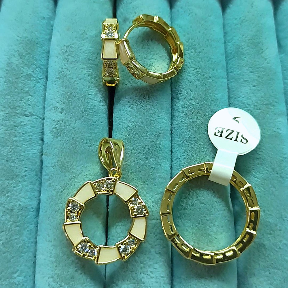 14K Yılan Marka 3 Lü Set