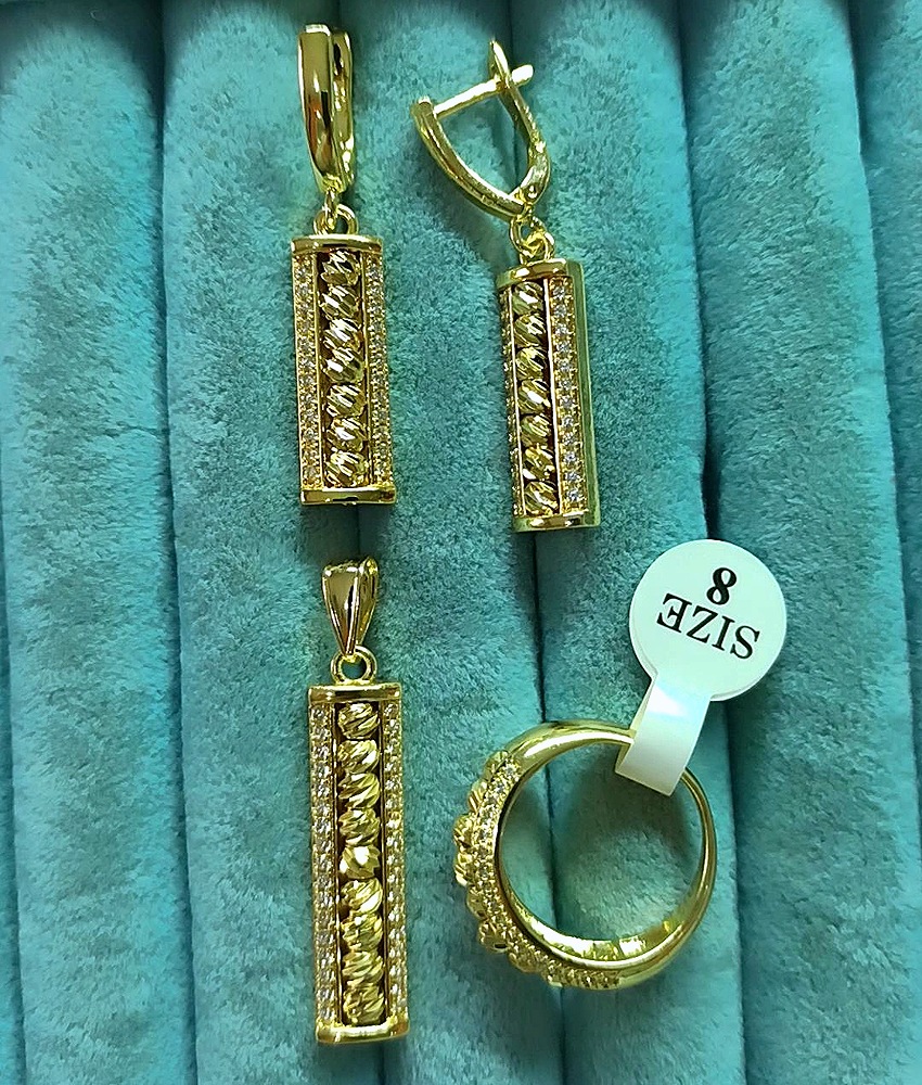 14K Dorikalı 3 Lü Set