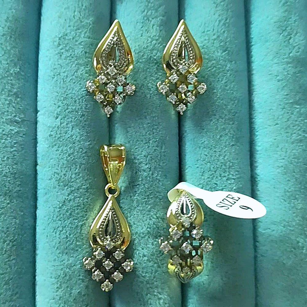 Brilant Karo Taşlı 3 Lü Set