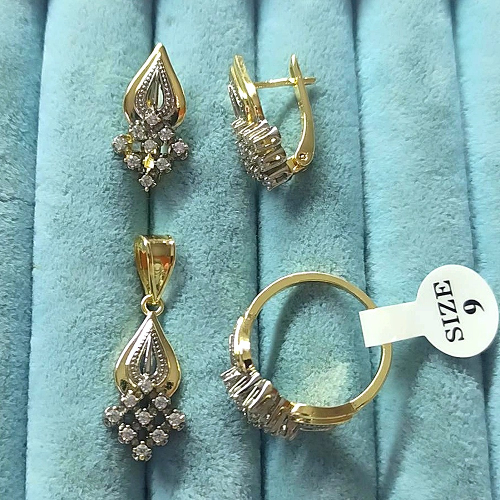 Brilant Karo Taşlı 3 Lü Set
