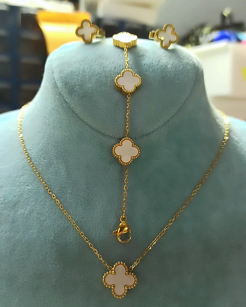 Çelik Gold Van Cleff 🍀 3 Lü Set